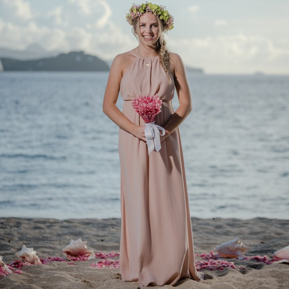 🆕Show Me Your Mumu Amanda Dusty Blush XS - Picture 2 of 2